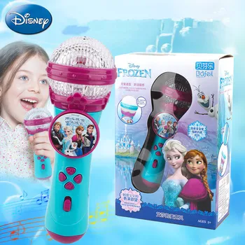 Originali Disney Sušaldyti 2 Vaikus Dainuoti Mikrofoną Visuomenės Muzika Pagrindinio Mikrofono Stiprintuvo Baby K Daina Mergina Žaislas