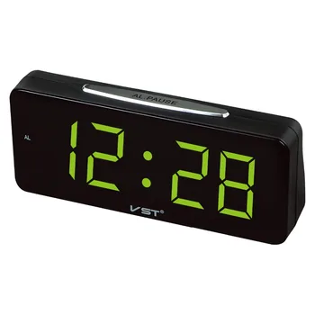Didelis skaičius elektroninių darbalaukio Skaitmeniniai Laikrodžiai žadintuvai ES Kištukas AC maitinimo Stalo Laikrodžiai Su 1.8 Didelis LED Ekranas, namų dekoro D
