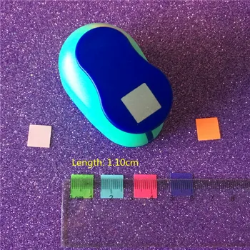 Kvadrato formos 1.1 cm EVA putų hole punches paper cutter už atviruką rankų darbo 