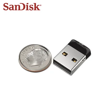 SanDisk CZ33 USB Stick Mini Pen Drives 16GB USB 2.0 Pendrive 32GB USB Flash Drive, Memory Stick Mažas Ir Mielas Darbas Gana Gerai