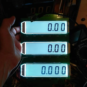 Atspindys ED139 6 Skaitmenų 7 Segmentų LCD Ekranas Statinio Vairavimo TN Teigiamas Ekranas 5V 137.16 x 46.38 x 2,8 mm