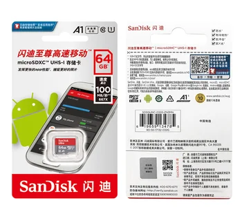 SanDisk Micro SD Kortele 128 GB Atminties Kortelė 16GB 32GB 64GB 200GB 256 GB MicroSD Max 98MB/S Uitra C10 TF kortelę cartao memoria de