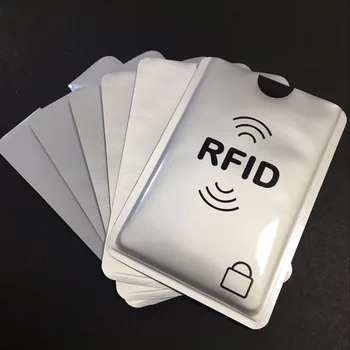 10+3pcs Stabdžių Nuskaityti RFID Blokavimo Rankovėmis Kredito Kortelės ir paso Secure Identity ATM Debeto Bekontaktis ID Raštas Turėtojas