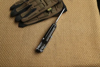 DICORIA RIKE Multi-funkcija VG10 ašmenys rutulinis guolis sulankstomas peilis aliuminio rankena lauko kempingas išgyvenimo medžioklės peiliai, įrankiai