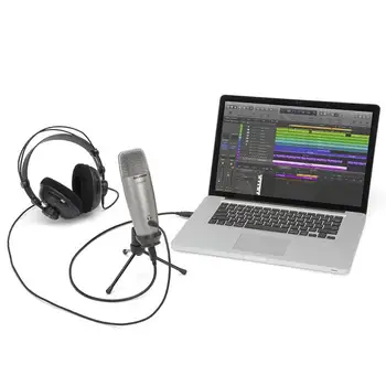 Originalus SAMSONAS C01U Pro ( Samsonas SR850 ausinių) USB kondensatoriaus mikrofonas įrašymo studijoje muzika,garso foley,video