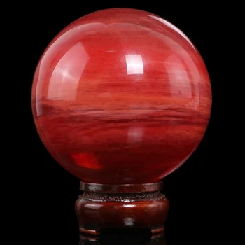 100mm Azija, raudonasis kvarcas kamuolys aukštos kokybės feng shui namų puošybai kamuolys pageidaujamą
