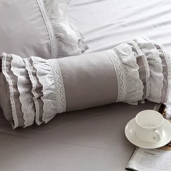 Mielas saldainiai, pagalvėlės dangtis namų dekoro pynimas nėrinių sluoksnio dekoratyvinis baltas pagalvės princesė mesti elegantiškas patalynės sofos pagalvėlių
