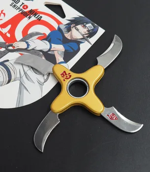 Naruto lankstymo sukasi shuriken, Guolis sukasi smiginis, Anime ginklas modelis žaislai, žaislų peilis, dovanos vaikams.