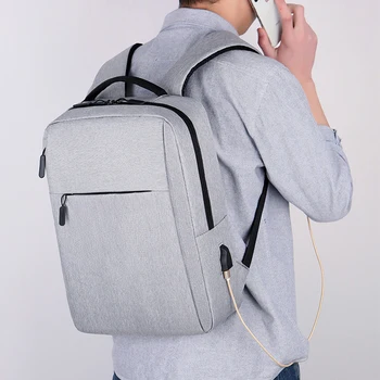 Verslo 15.6 colių nešiojamas krepšys 2020 naujas waterpoof audinio macbook maišelį su USB prievado kelionės nešiojamas krepšys vyrų mergina kuprinė