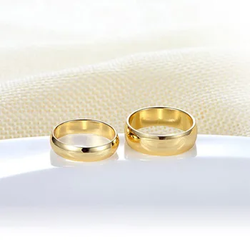 Pora Aukso Žiedus Vestuvinis Žiedas Vyrams, Moterims Aljanso Casamento Alianca Bague Femme Homme Aneis Svetimų Vestuvių Priedai