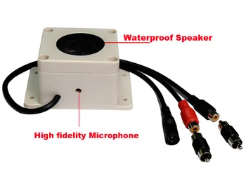 Mikrofonas Garsiakalbis 1 Prietaiso Apsaugos Kamera, Lauko Vandeniui IP Kamera, Garso Įrašymas, Du Būdu Radijo Ryšio