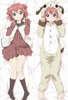 Yuru yuri anime Personažai toshinou kyouko & akaza akari mesti pagalvę padengti YuruYuri kūno Užvalkalas