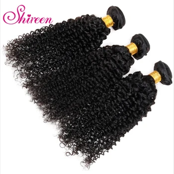 Shireen Plaukų Peru Plaukų Ryšulių Keistą Garbanotas Plaukų Ryšulių 8-26 Colių Remy Žmogaus Plaukų Audžia Dvigubai Ataudų Plaukų Priauginimas