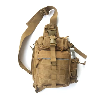 Karinės Krūtinės Krepšys, atsparus Vandeniui Nailono Vienos pečių Maišą, Žygiai, Žvejyba Kryžiaus Kūno Lauko Taktinių Sport Sling Bag X219D