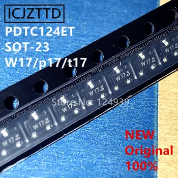 100VNT PDTC143ZK ženklinimas 18 SC-59 SOT-23 SOT346 Originalus PDTC124ET Ženklu W17 p. 17 t17 PDTC144ET ženklu W08 p08 t08 PDTC144E