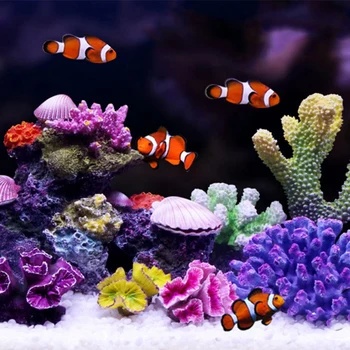 Dirbtinį Koralų Akvariumo Augalų Gražus Akvariumo Augalų Apdailos Koralų Akvariumo Apdaila