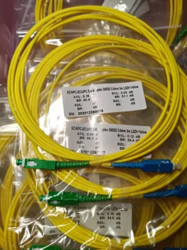 10vnt/daug Skaidulų optinis jumper patch cord kabeliai SC/APC-SC/UPC LSZH Fiber Optic Patch Cord