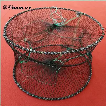 žvejybos mesti tinklus kinija žuvų, krabų gaudyklėje tinklo narvus krevečių nailono užskaitos Automatinė Žvejybos Narve, Sulankstomas Spąstus Mesti Net Veidrodėliai
