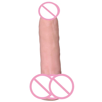 21CM Milžiniškus siurbtukas Švelnus Dildo Moterims, Realistiškas Analinio Gumos Varpos Gėjų Penis Sekso Produktai Vyrų, Moterų Sextoy