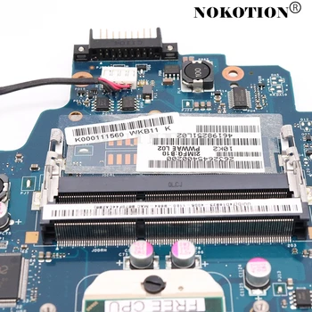 NOKOTION PWWAA LA-6843P MB K000111550, Skirtas TOSHIBA satellite C660 C660D Nešiojamas plokštė ATI HD4200 DDR3 nemokamai cpu
