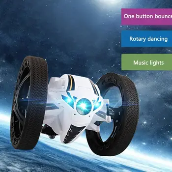 RC Šokinėti, Bounce Automobilį Nuotolinio Valdymo Žaislai, RC Robotas 80cm Aukštai Šokinėja Automobilio Radijo bangomis valdomus Automobilių, Mašina, LED Naktį Žaislai