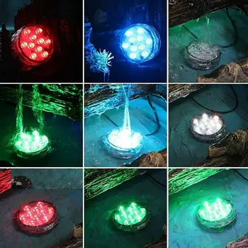 LED povandeninis žvakė vandeniui vestuvių centerpieces šalis dekoro elektroninių candle lantern shisha kaljanas vaza bazės šviesos