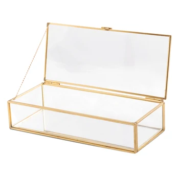Šiaurės Derliaus Pakabukas Stiklo lango Turėtojas Šiuolaikinio Dizaino Papuošalų Organizatorius+dangtis Odos priežiūros produktų laikymo dėžutė