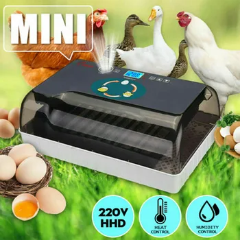 Kiaušinių Inkubatorius Skaitmeninis Visiškai Automatinis 12 Kiaušinių naminių Paukščių Hatcher, skirtas Viščiukų, Ančių FP8