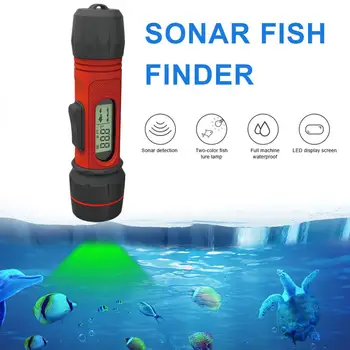 Sonar Fish Finder Belaidžio Detektoriaus Gylis Tvirtesnį 0.8-90 m. Skaitmeninis Rankena Jutiklis Žiemos Povandeninių /ledo /jūros /valtis, Žvejyba