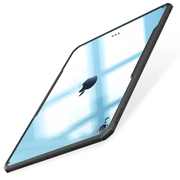 Prabanga Case For iPad 2 Oro Modelio A1566 A1567 Lengvas Padengti Absorbuoti Smūgį Lankstus TPU Oro Pagalvės Krašto Apsaugos Aiškiai