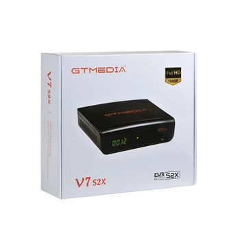 Naujas Atvykimo GTMEDIA V7S2X HD 1080P Palaikymas DVB-S/S2/S2X AVS+,VCM/ACM/multi-stream/T2MI Paramos BISS auto roll atnaujinti iš V7S