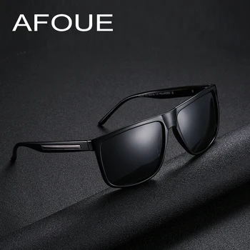 AFOUE Prekės ženklo Mados Juodi Akiniai nuo saulės Vyrams Poliarizuota Pilotas Saulės Akinių Mados Vyrų Žvejybos Oculos Gafas Akiniai