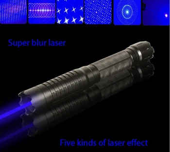 KARŠTA! Didelės galios Karinės Mėlyna lazerinė rodyklė 100w 1000000m 450 nm Žibintuvėlis Deginimas rungtynės/Dega šviesos cigarai/žvakė/juoda Medžioklė