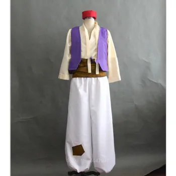 Aladdin Lempos Princas Halloween Kostiumai Vyrams arabų Dubajus Drabužių Nustatyti Stebuklinga Lempa Adomas Cosplay Kostiumas Prabangus Veiklos