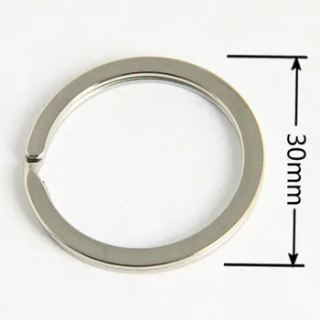 2018 Naujų paketų prižiūrėtojų raktinę Split Ring 30mm Geros Kokybės Raktų Žiedas Už Keychain Priėmimo Sleutelhanger 