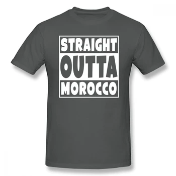 Straight Outta Marokas, Marokas G Vyrų Pagrindinio trumpomis Rankovėmis T-Shirt, Derliaus R178 Marškinėlius JAV Dydis