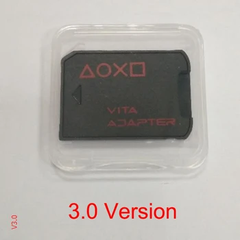 50pcs/daug 3.0 Versija SD2Vita V3.0 PSVita žaidimas kortelę į micro SD/TF kortelės adapteris, skirtas PS Vita 1000 2000 3.65 Sistemos 256 GB