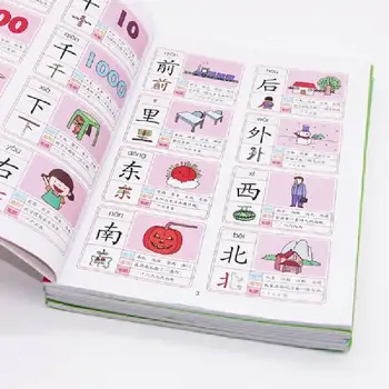 3000 Pagrindai Kinų simbolių han zi rašyti naudotis Rašikliu, Pieštuku Copybook vaikams, suaugusiems, pradedantiesiems ikimokyklinio darbaknygę