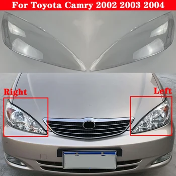 Toyota Camry 2002 M. 2003 M. 2004 m. Europos ir Amerikos versija Skaidrus Žibintų Stiklas Korpuso Lempos Atspalvis Priekinis Objektyvo Dangtelis