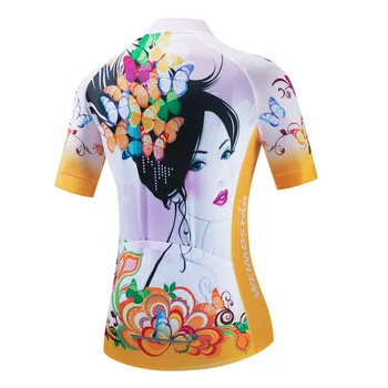 Weimostar Dviračių Džersis Moterų 2021 M. Vasaros MTB Dviratis Jersey Viršūnes Anti-UV Dviračių Marškinėliai Maillot Ciclismo Quick Dry Dviračių Drabužiai
