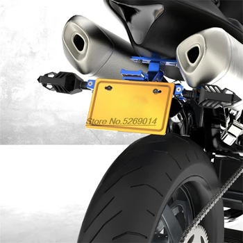 LED CNC Aliuminio Motociklo Licencija, Registracijos numerio viršelio Ducati Drabužių Baf-250L Cbf150 Bmw F 800 Gs Kawasaki Er6N