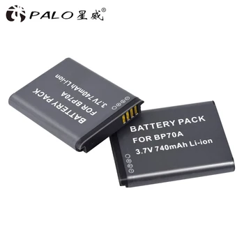 PALO 6X BP-70A BP 70A BP70A Li jonų Baterija Samsung PL80 PL90 PL100 ES70 SL50 SL600 ST30 ST60 ST65 TL105 fotoaparatas
