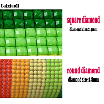 Diamond Tapyba visą Raundą kvadratinių akmenų Linksmų Kalėdų dovana modelio 