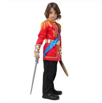 Berniukai, Kids Karališkosios didžiosios Britanijos Karalius Princas Fancy Dress Vaikams Helovinas Princo Kostiumas Gimtadienio Dovana Berniukams, Vaikui 3-12T