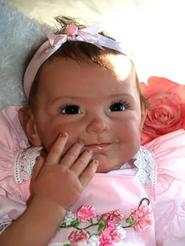 NPK tikroviška boneca reborn baby doll, minkštas nekilnojamojo paliesti vinilo silikono žaislai vaikams gimtadienio brinquedo menina