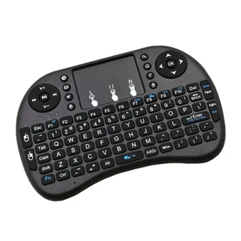 Trijų spalvų apšvietimas Mini belaidė klaviatūra mini I8 2.4 G multimedijos touchpad kompiuterio set-top box, universalus Mini klaviatūra