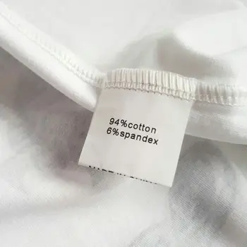 Individualų Medvilnės Spandex Marškinėliai Trumpomis Rankovėmis White Tee Viršūnes Išspausdinti Savo Logotipą Vienodai Ar Pora Audiniu Camisetas Negabaritinių