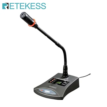 Retekess T124 RF Wireless Konferencijų Sistema, Sinchroninio vertimo Grindų Paramos Mikrofonas Garso Siųstuvas Susitikimas
