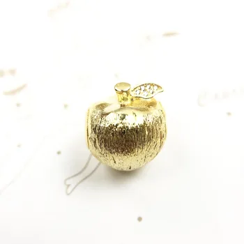 Granulių Apple Aukso, 2021 925 Sterlingas Sidabro Pakabukai Tinka Apyrankės Europoje Papuošalai reiškia Tobulumą Aksesuarai Dovanos Moterims