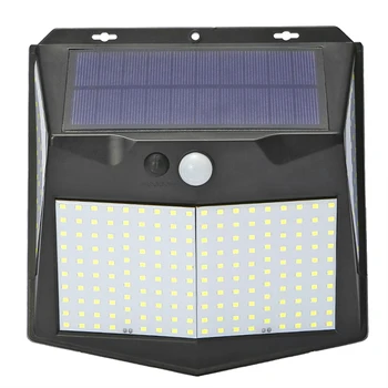 240 LED Saulės baterijų, Saulės Šviesos Vandeniui Judesio Jutiklis Sienos Lempos Dekoratyvinės Šviesos Lauko Keliu, Kieme Sodas